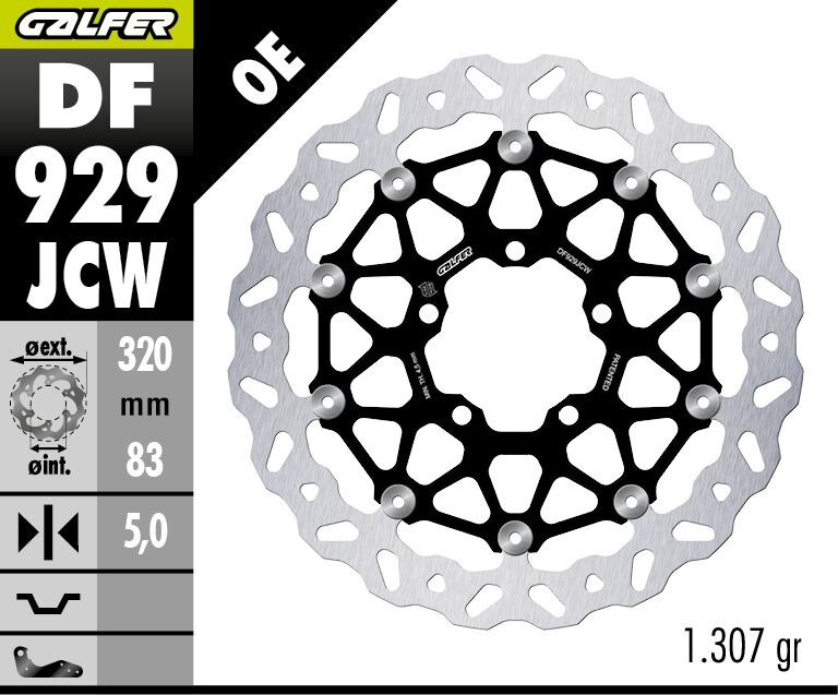 BRAKE DISC WAVE FLOATECH