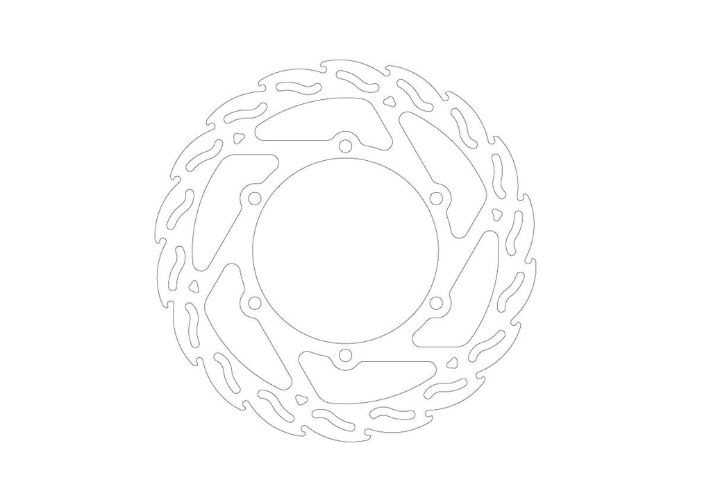 BRAKE DISC FLAME FRONT