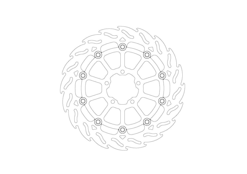BRAKE DISC FLAME FRONT