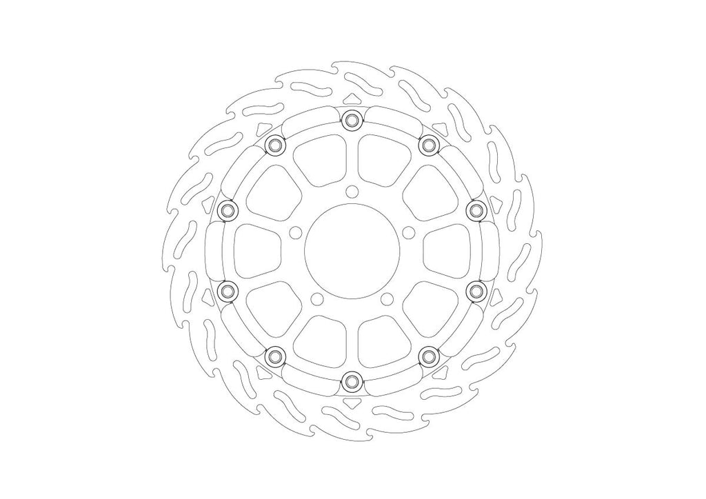 BRAKE DISC FLAME FRONT