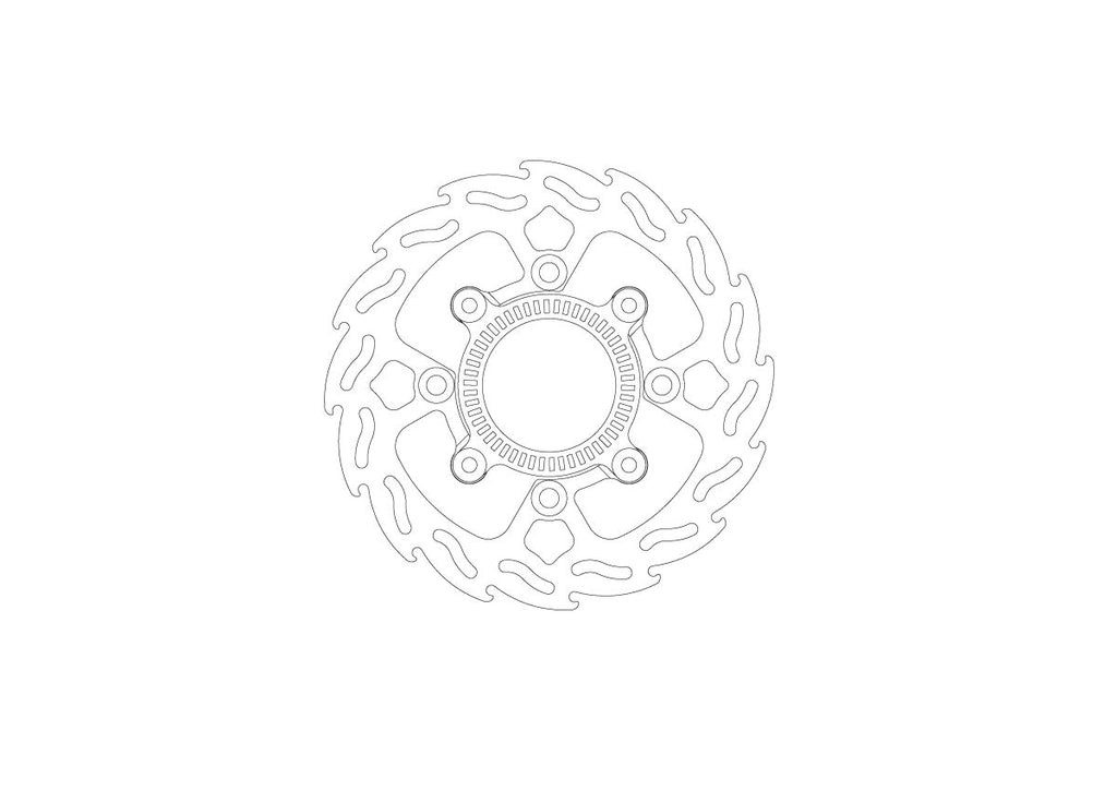 BRAKE DISC FLAME REAR