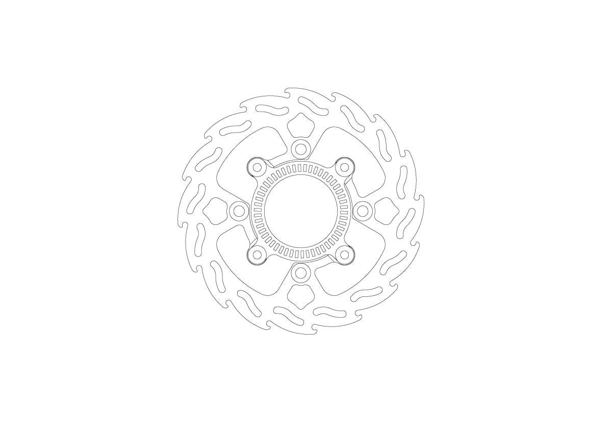 BRAKE DISC FLAME REAR