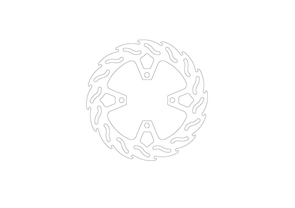 BRAKE DISC FLAME REAR