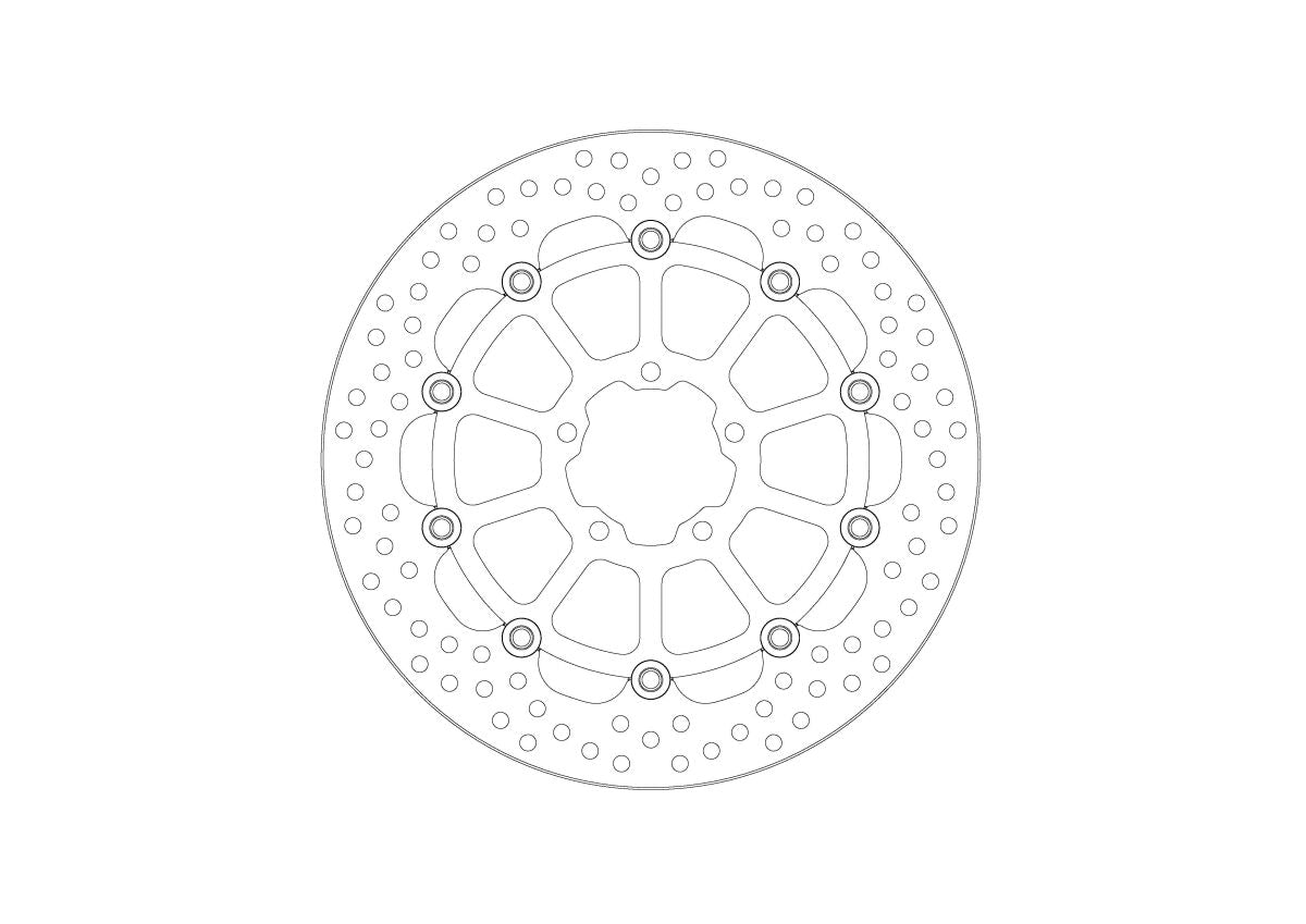 BRAKE DISC HALO FLOAT FT