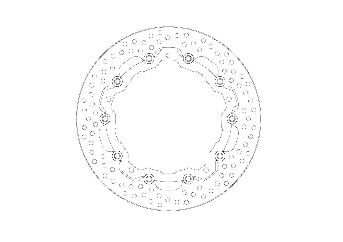 BRAKE DISC HALO FLOAT FT