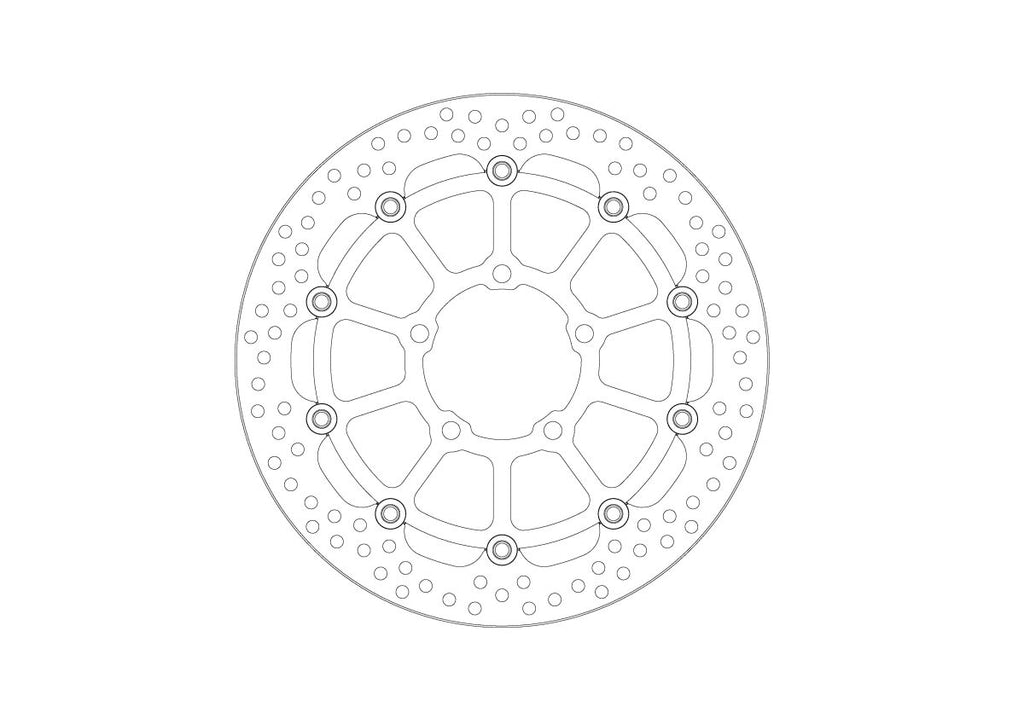BRAKE DISC HALO FLOAT FT