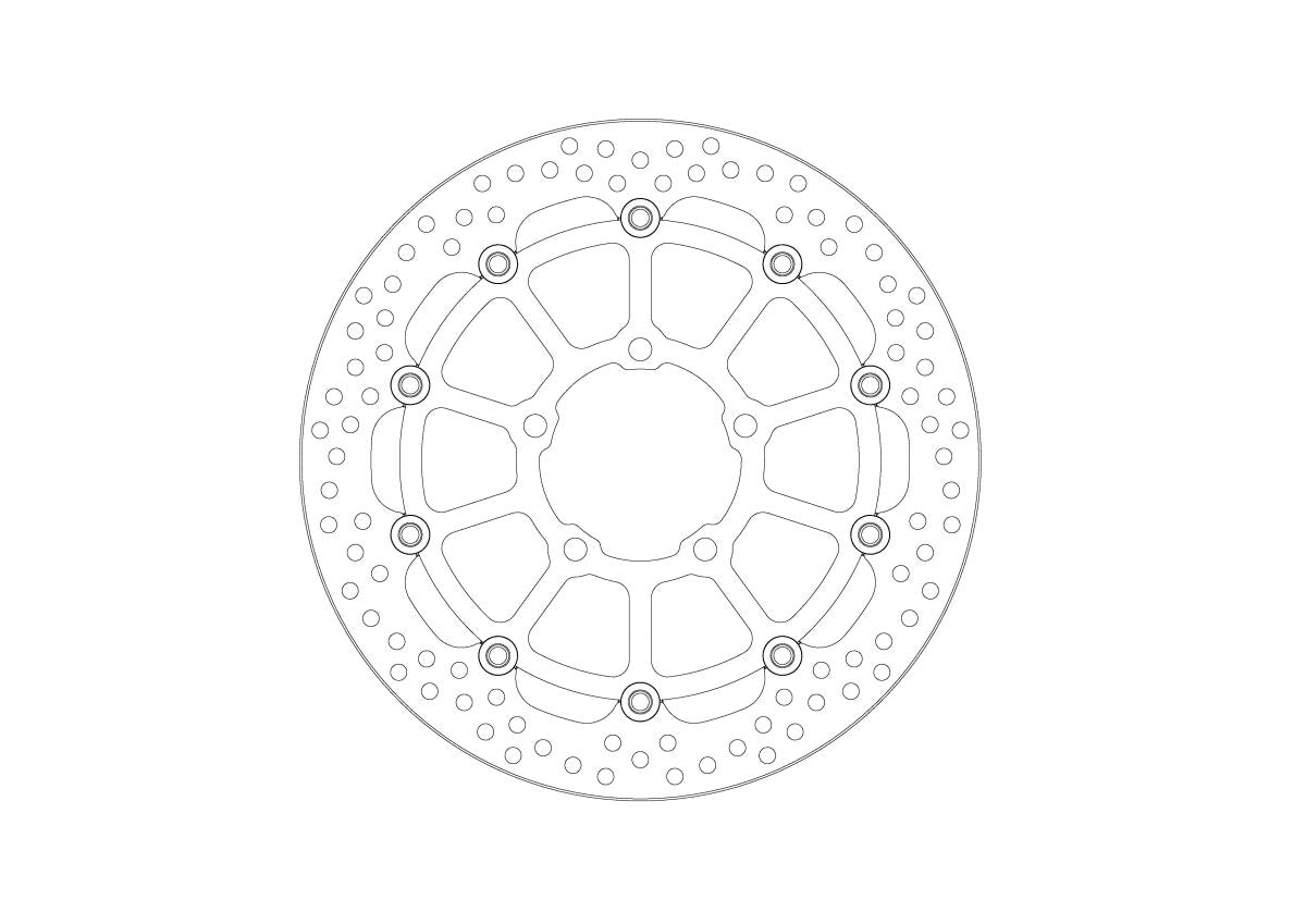 BRAKE DISC HALO FLOAT FT