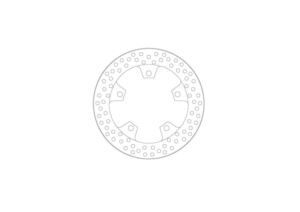 BRAKE DISC HALO REAR