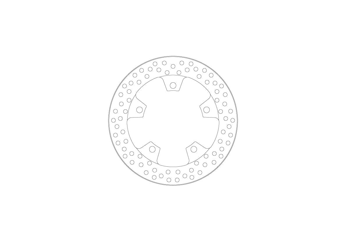 BRAKE DISC HALO REAR