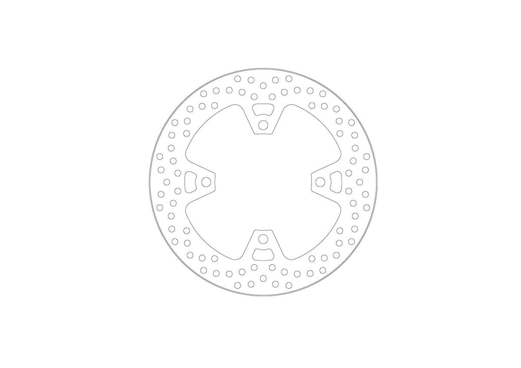 BRAKE DISC HALO REAR