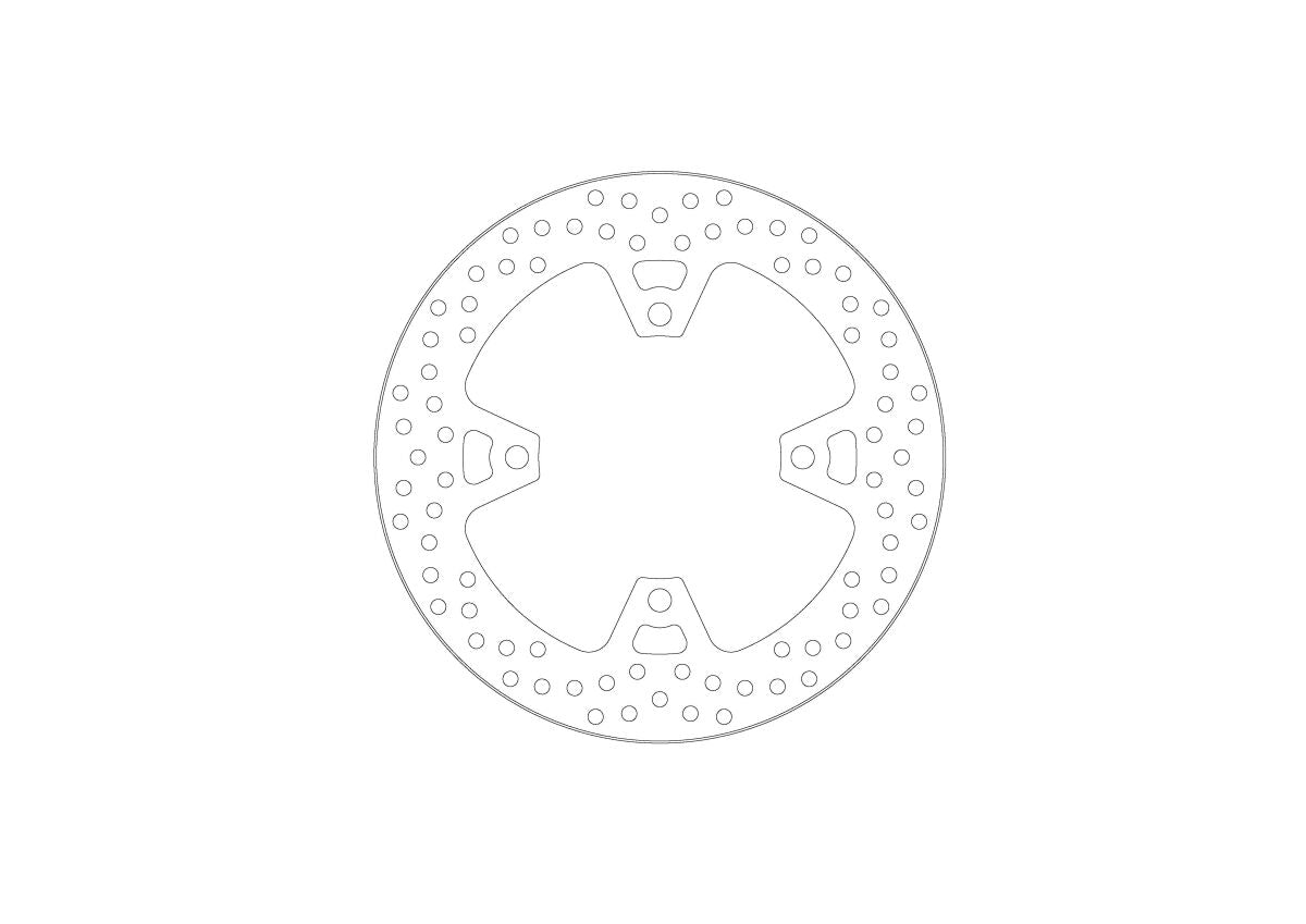 BRAKE DISC HALO REAR