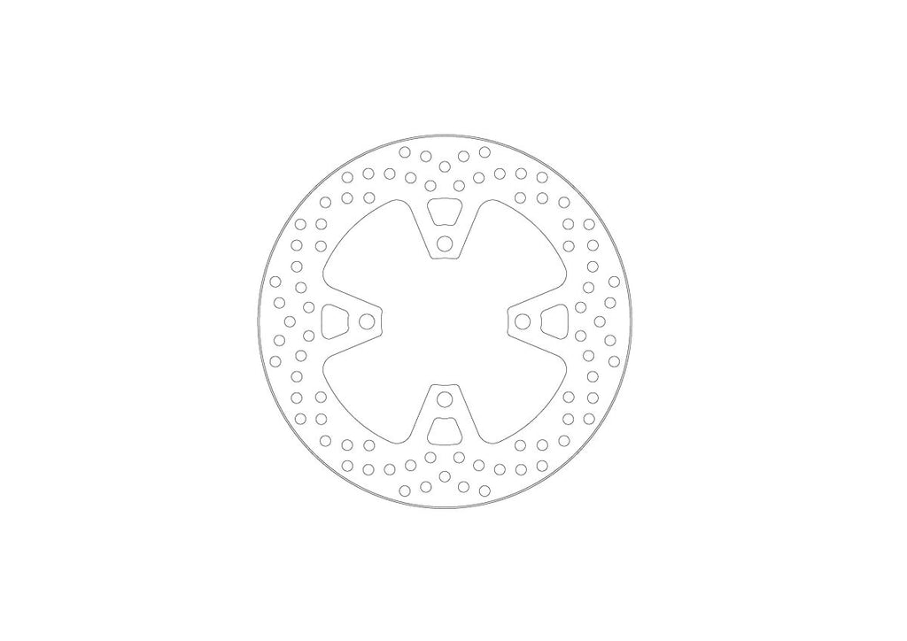 BRAKE DISC HALO REAR
