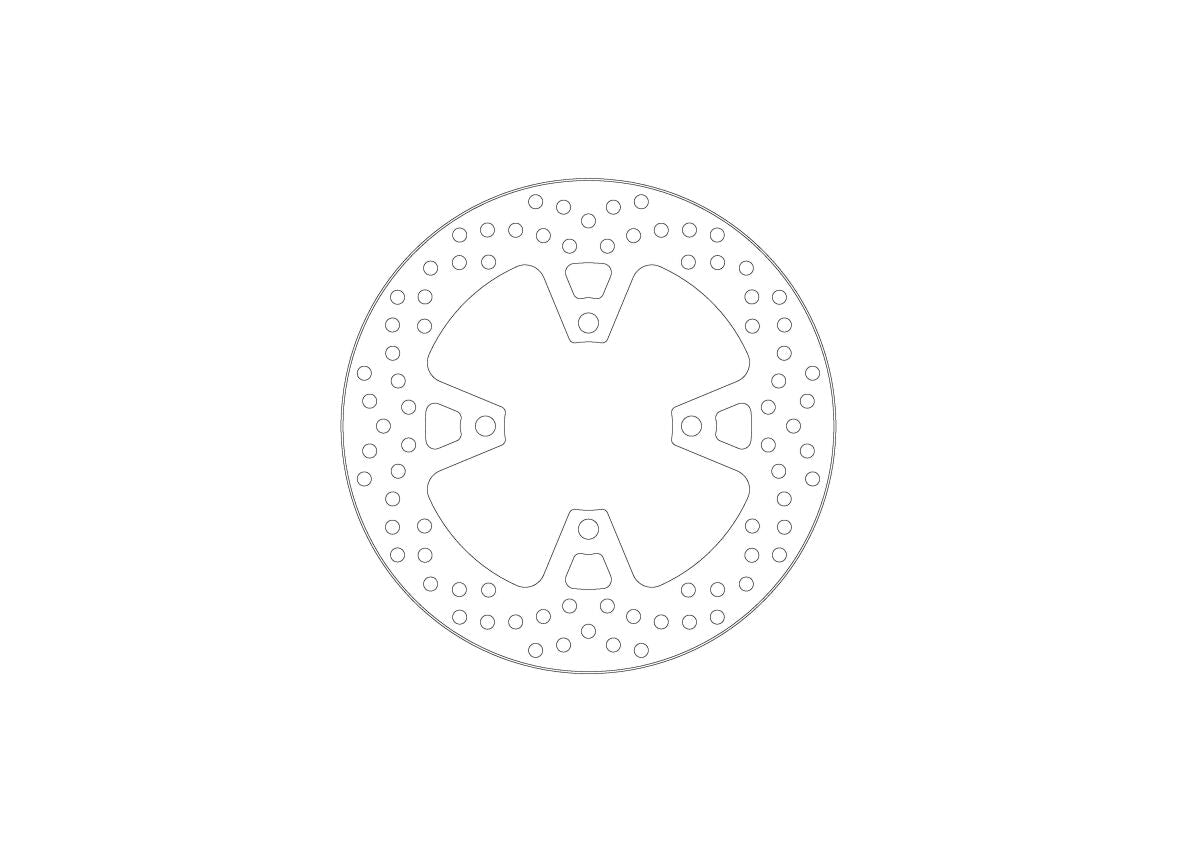 BRAKE DISC HALO REAR