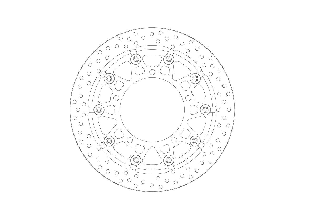 BRAKE DISC HALO T-FLOATER FT