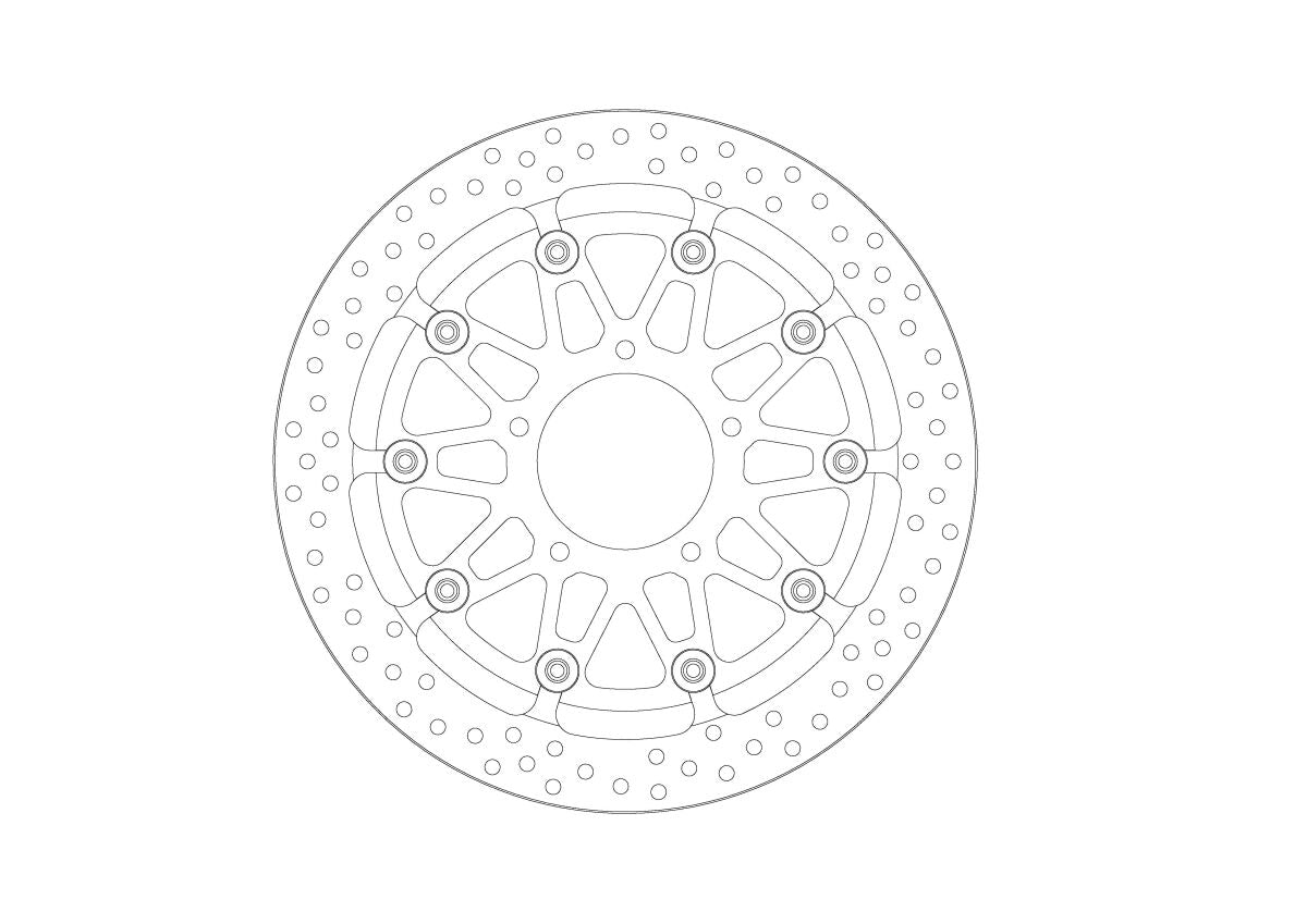 BRAKE DISC HALO T-FLOATER FT