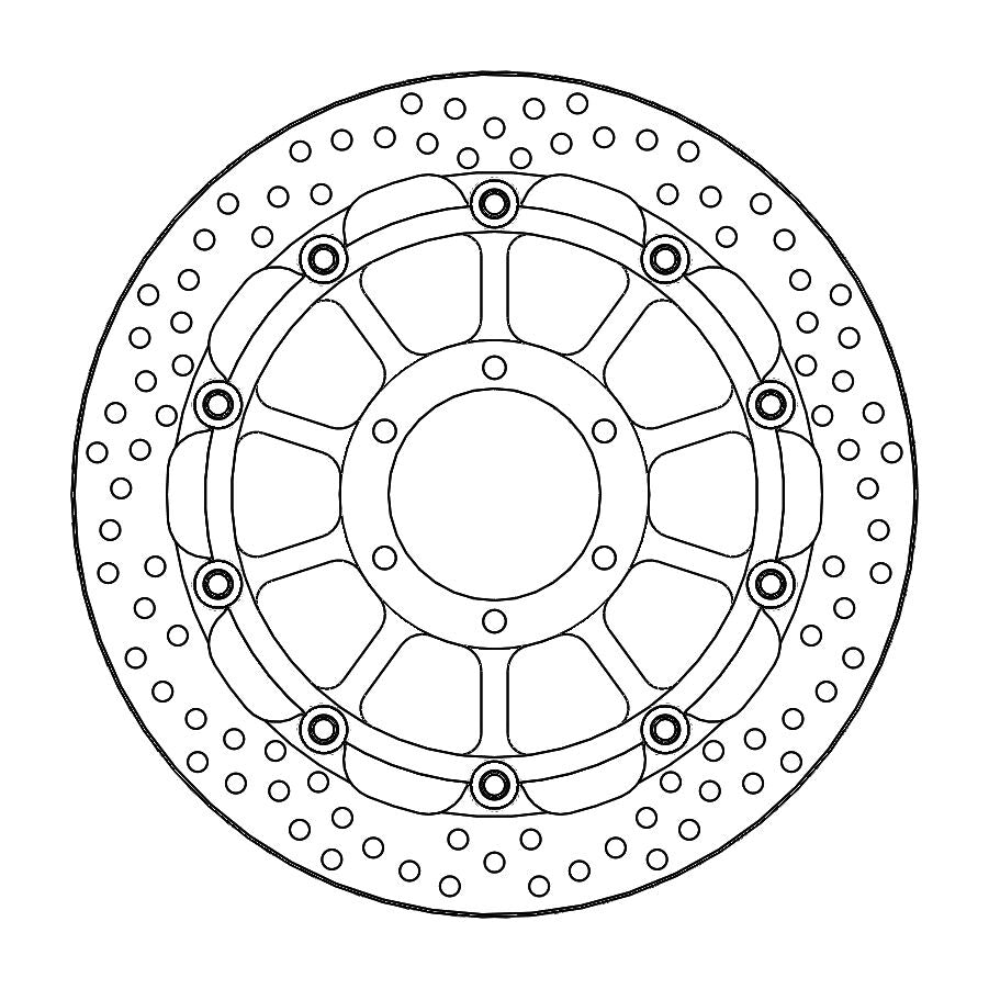 BRAKE DISC HALO RACING FT