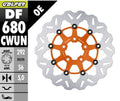 BRAKE DISC FLOAT WAVE ORANGE
