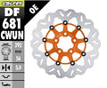 BRAKE DISC FLOAT WAVE ORANGE