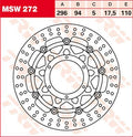 BRAKE DISC FL MSW272