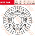 BRAKE DISC FL MSW284