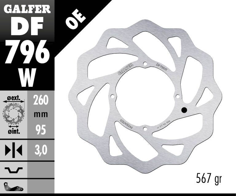 BRAKE DISC FIXED WAVE