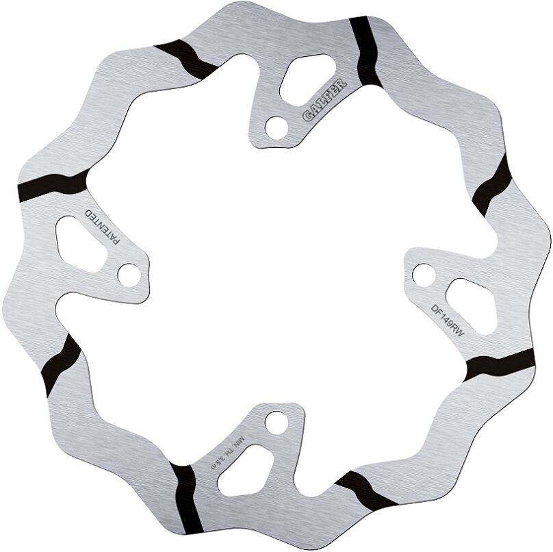 BRAKE DISC FIXED WAVE GROOVED