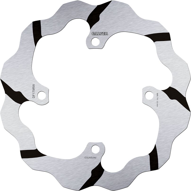 BRAKE DISC FIXED WAVE GROOVED
