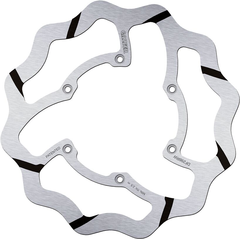 BRAKE DISC FIXED WAVE GROOVED