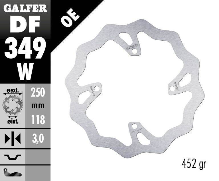 BRAKE DISC FIXED WAVE
