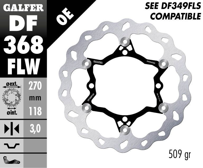BRAKE DISC FLOAT WAVE