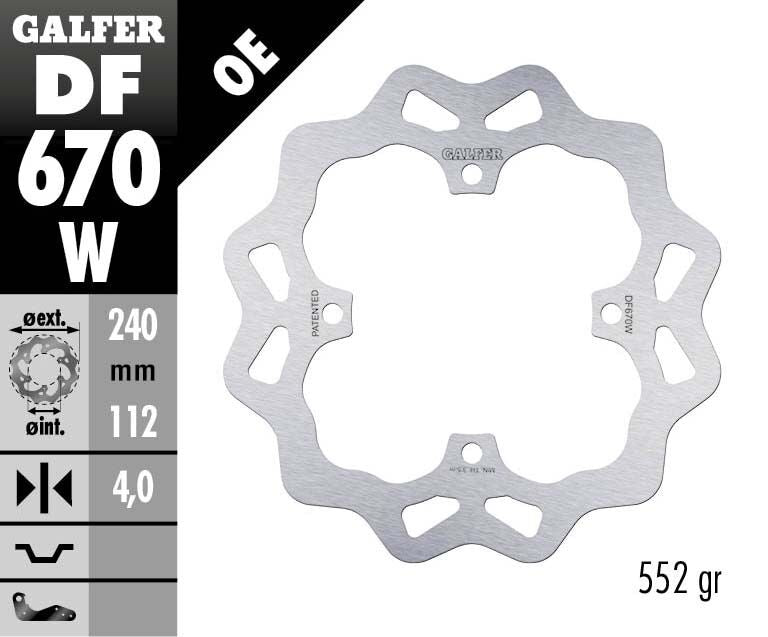 BRAKE DISC FIXED WAVE