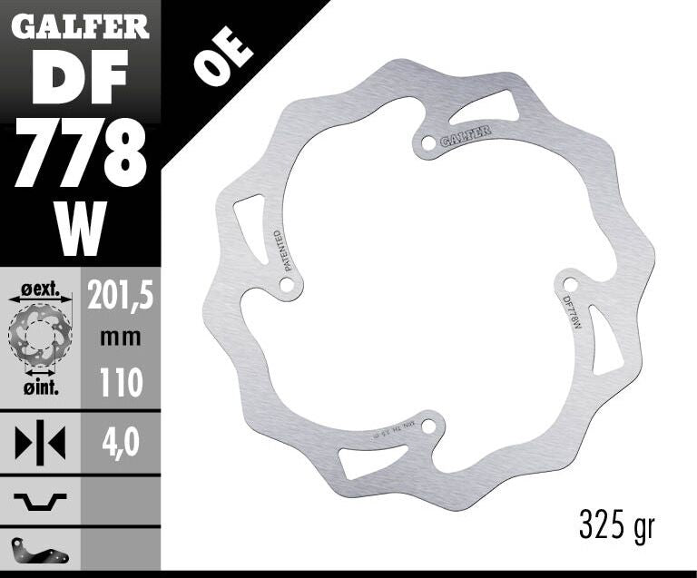 BRAKE DISC FIXED WAVE