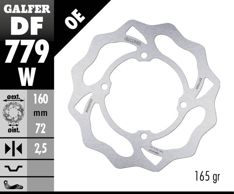 BRAKE DISC FIXED WAVE