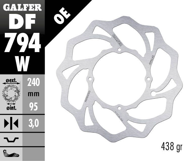 BRAKE DISC FIXED WAVE