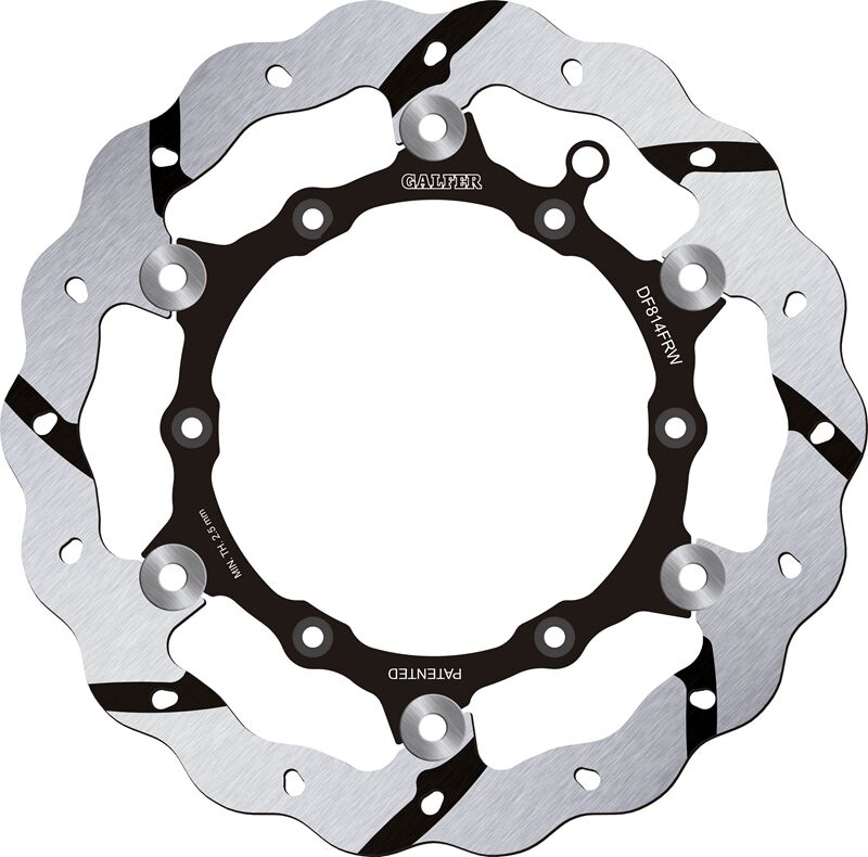 BRAKE DISC FLOAT WAVE GROOVED