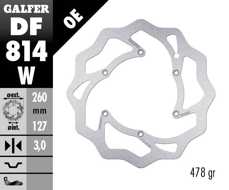 BRAKE DISC FIXED WAVE