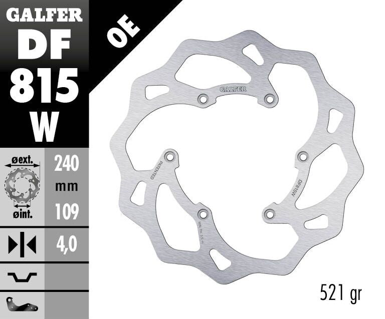 BRAKE DISC FIXED WAVE