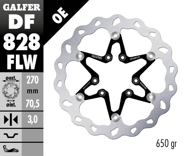 BRAKE DISC FLOAT WAVE