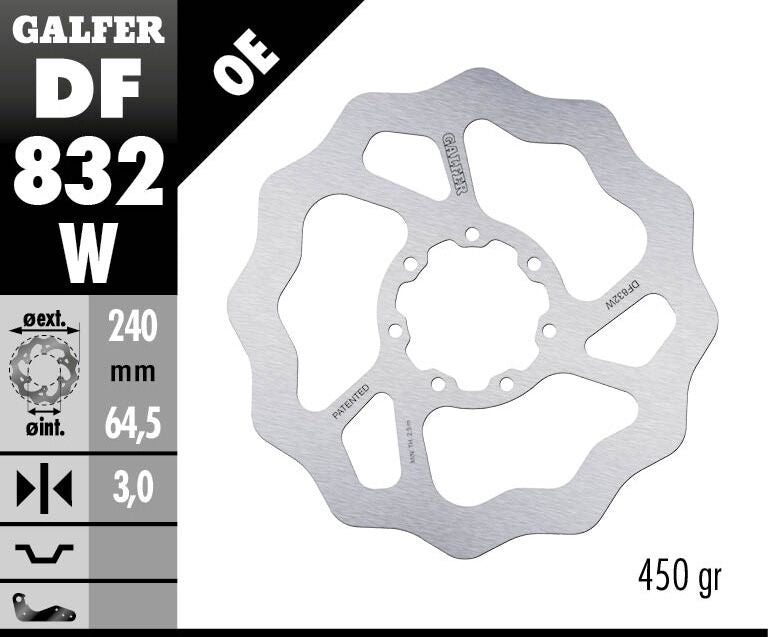 BRAKE DISC FIXED WAVE