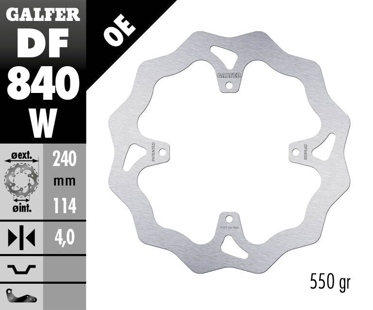 BRAKE DISC FIXED WAVE