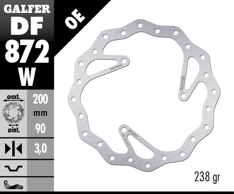 BRAKE DISC FIXED WAVE