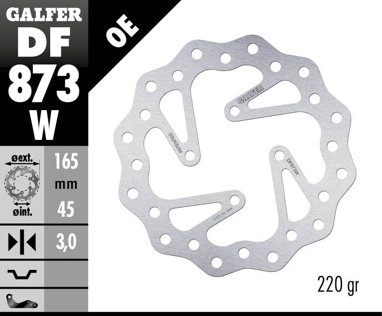BRAKE DISC FIXED WAVE