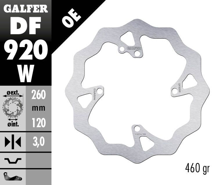 BRAKE DISC FIXED WAVE