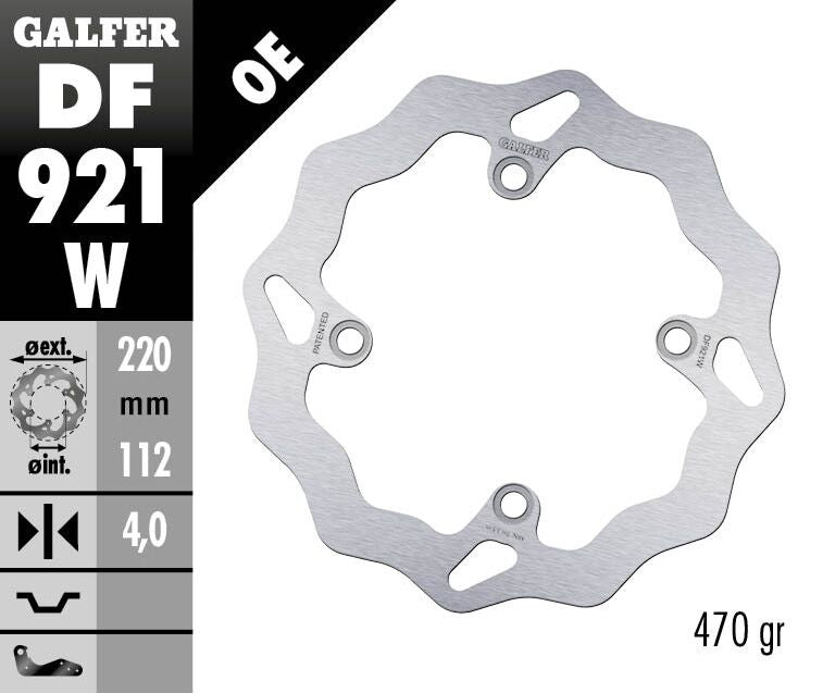 BRAKE DISC FIXED WAVE