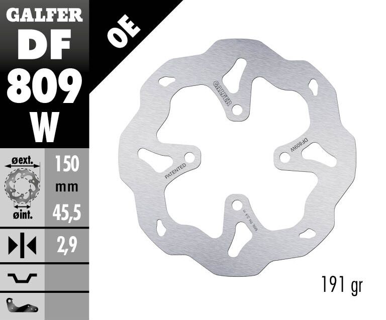 BRAKE DISC WAVE FIXED