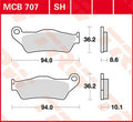 BRAKE PAD TRW MCB707