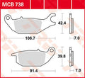 BRAKE PAD TRW MCB738