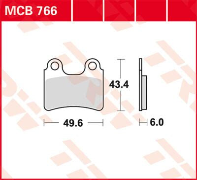 BRAKE PAD TRW MCB766