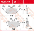 BRAKE PAD TRW MCB760