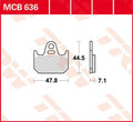 BRAKE PAD ORGANIC STREET